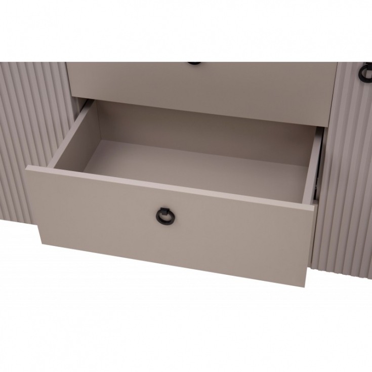 Комод DOMINICA 1d3s taupe / дуб silverjack
