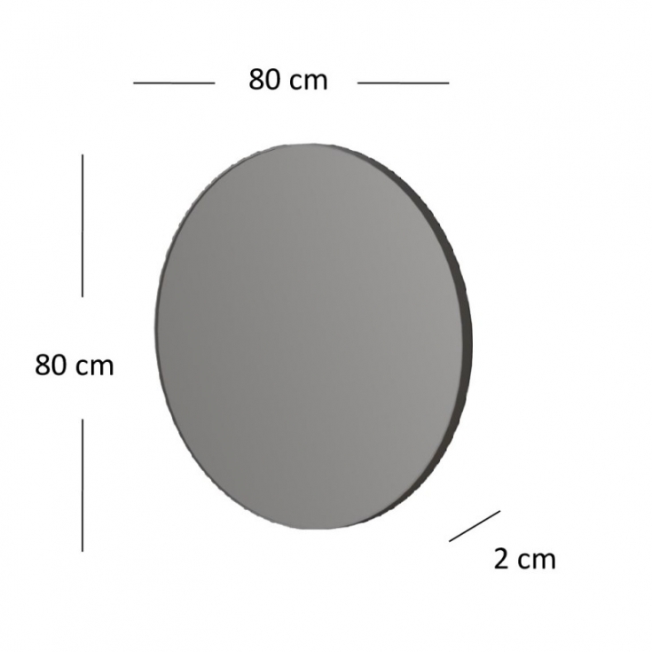 Дзеркало DOMINICA 80 taupe / дуб silverjack