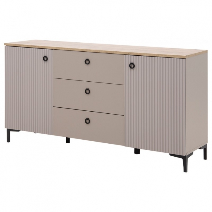 Комод DOMINICA 2d3s taupe / дуб silverjack