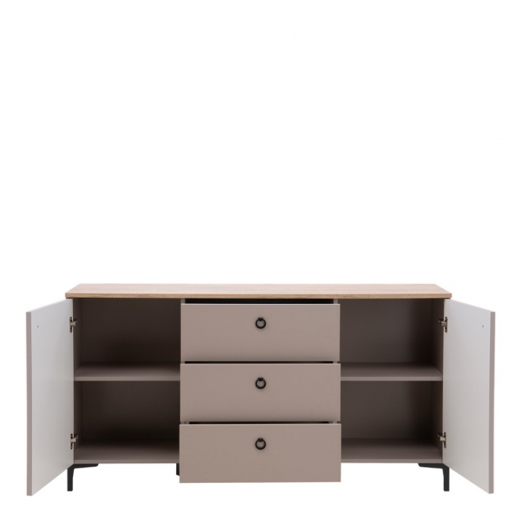 Комод DOMINICA 2d3s taupe / дуб silverjack