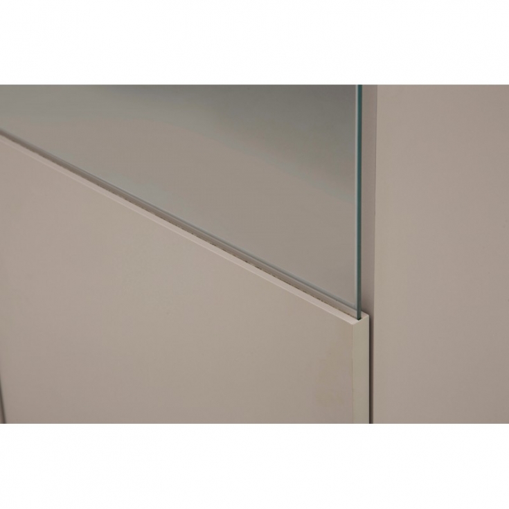 Вітрина DOMINICA 1d1w taupe / дуб silverjack